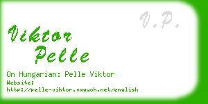 viktor pelle business card